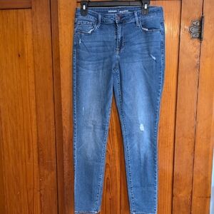 Old Navy Women's Rockstar Mid-Rise Blue Skinny Jeans